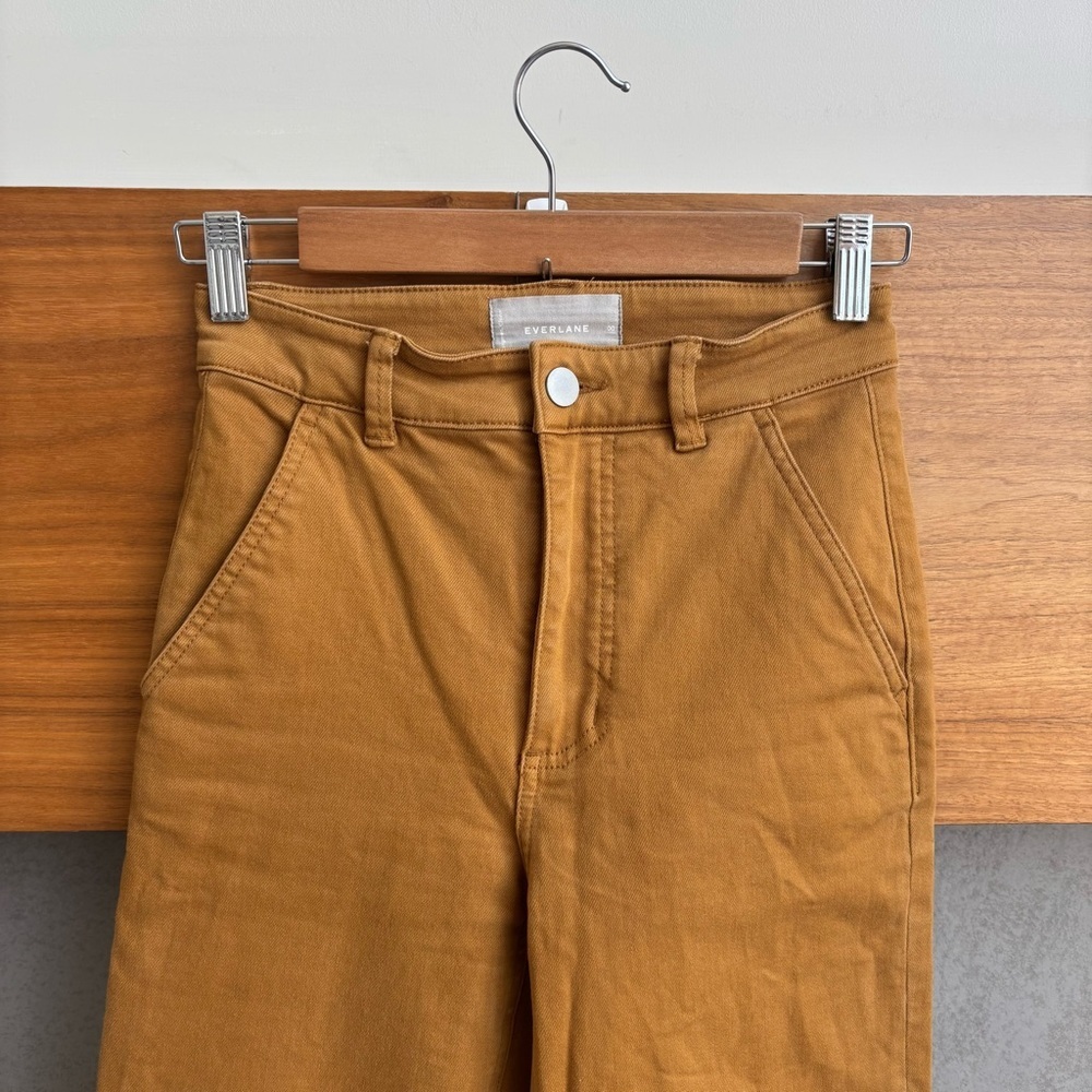 Everlane The Straight Leg Crop Pant, Size 00/Tall - Picture 3 of 11